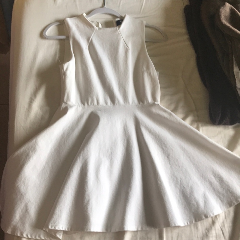 White Skater Dress